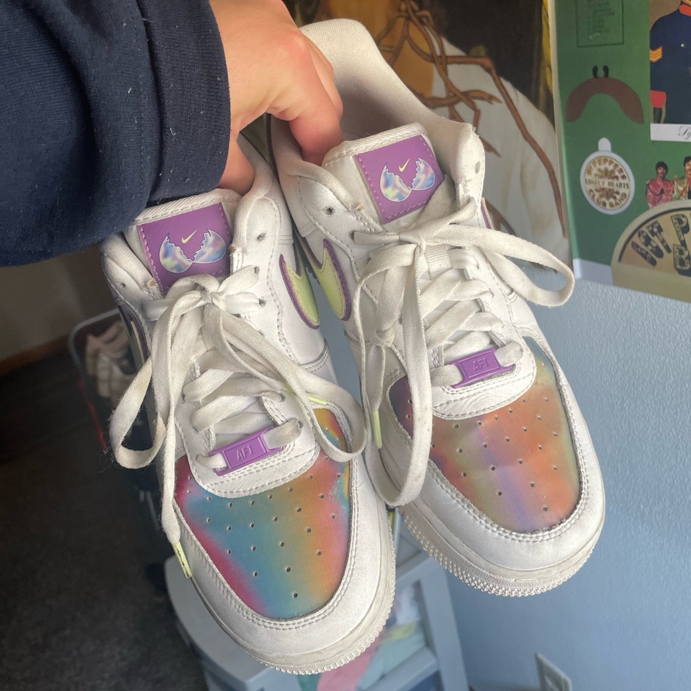 rainbow nike air forces